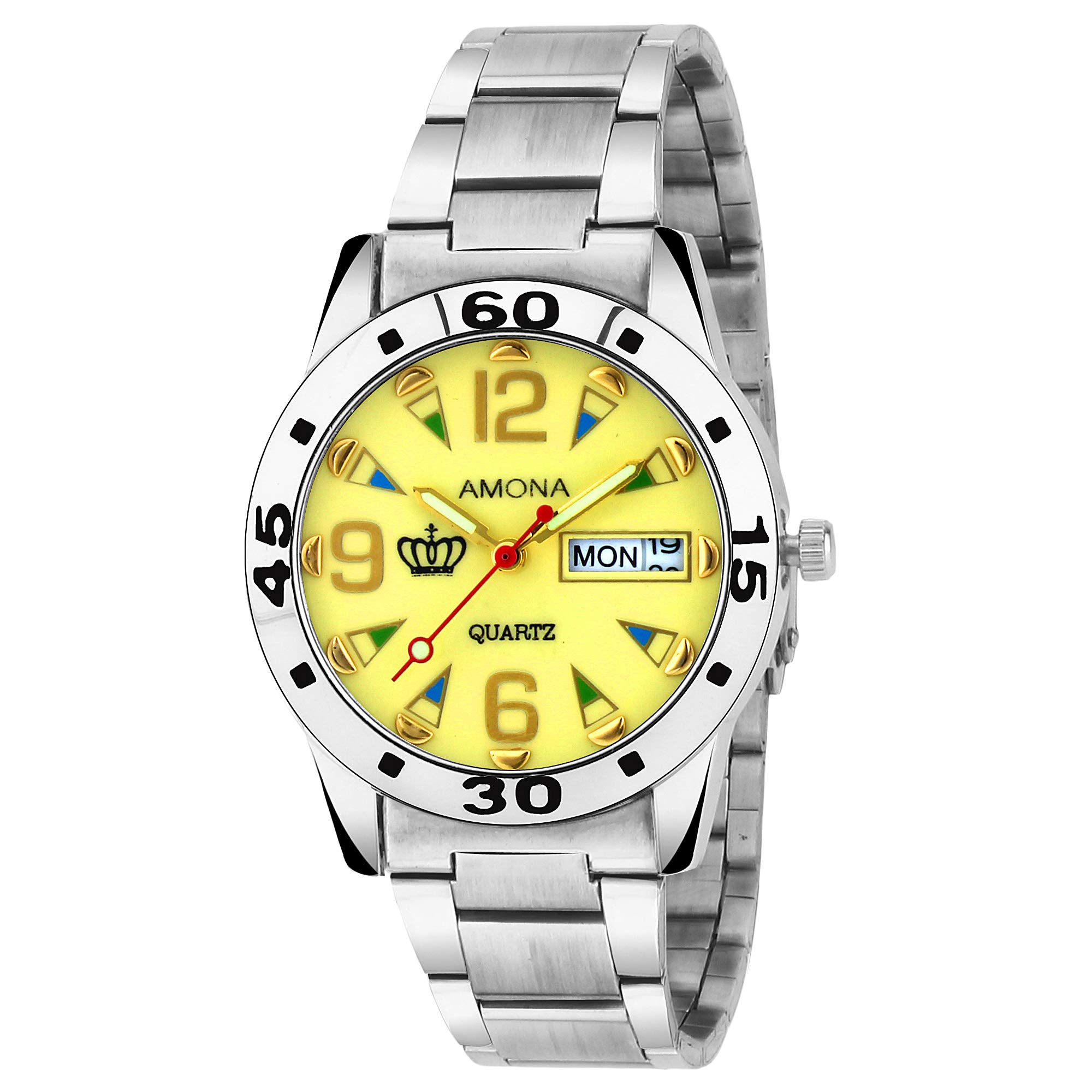See full amazon price history chart for SMAEL Exclusive Quartz Movement Stainless Steel Day & Date Yellow Dial Analogue Womens and Girls Wrist Watch(CSM104) SMAEL Exclusive Quartz Movement Stainless Steel Day & Date Yellow Dial Analogue Womens and Girls Wrist Watch(CSM104) (B07MBMZ9Y2) Amazon Price History, Amazon Price Tracker