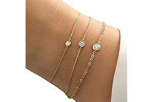 14k Gold Diamond Solitaire Bracelet - A Brilliant Addition to Your Jewelry Collection