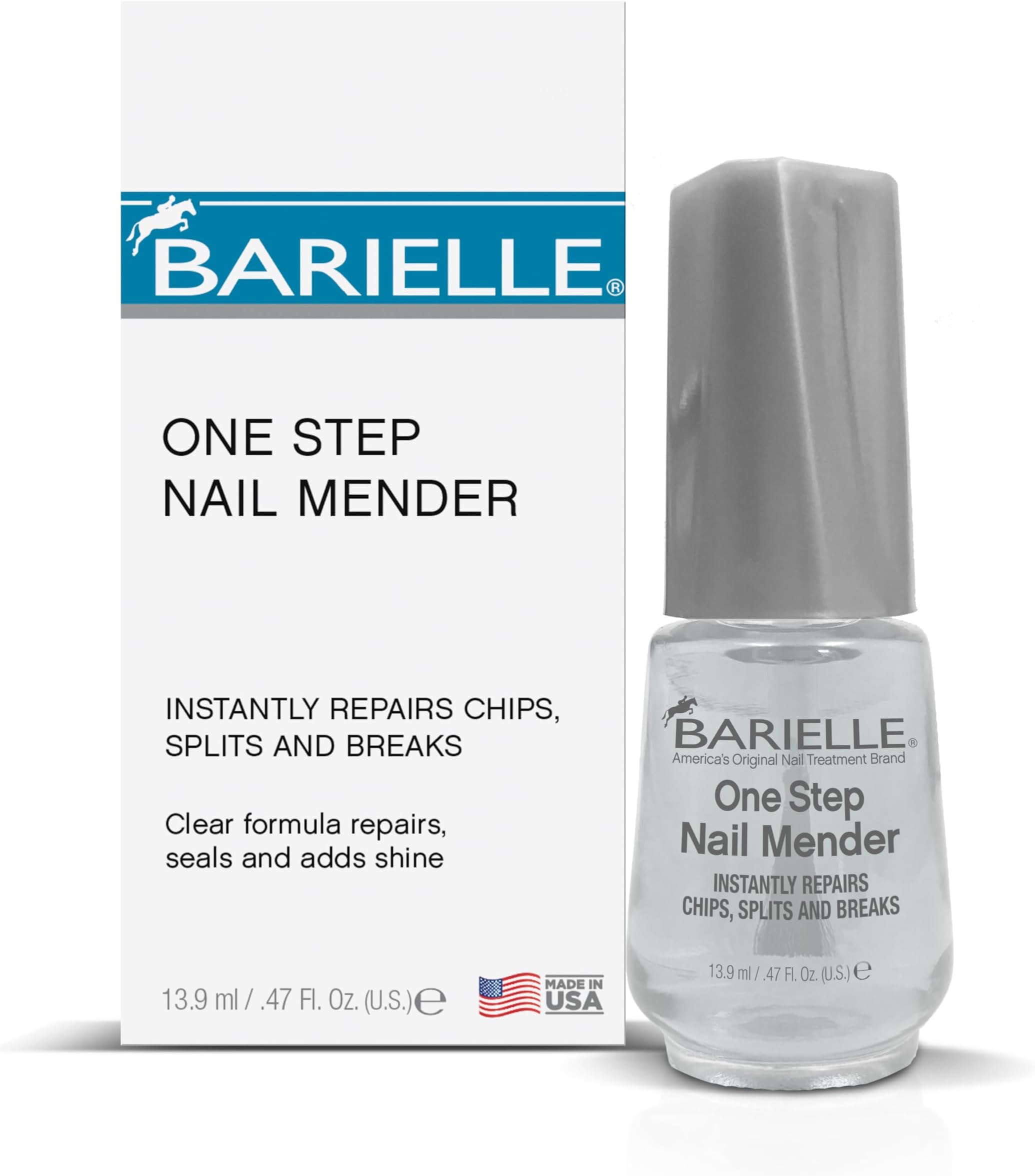 Barielle One Step Nail Mender .47 oz. - Repairs Split, Chipped and Damaged Nails Clear
