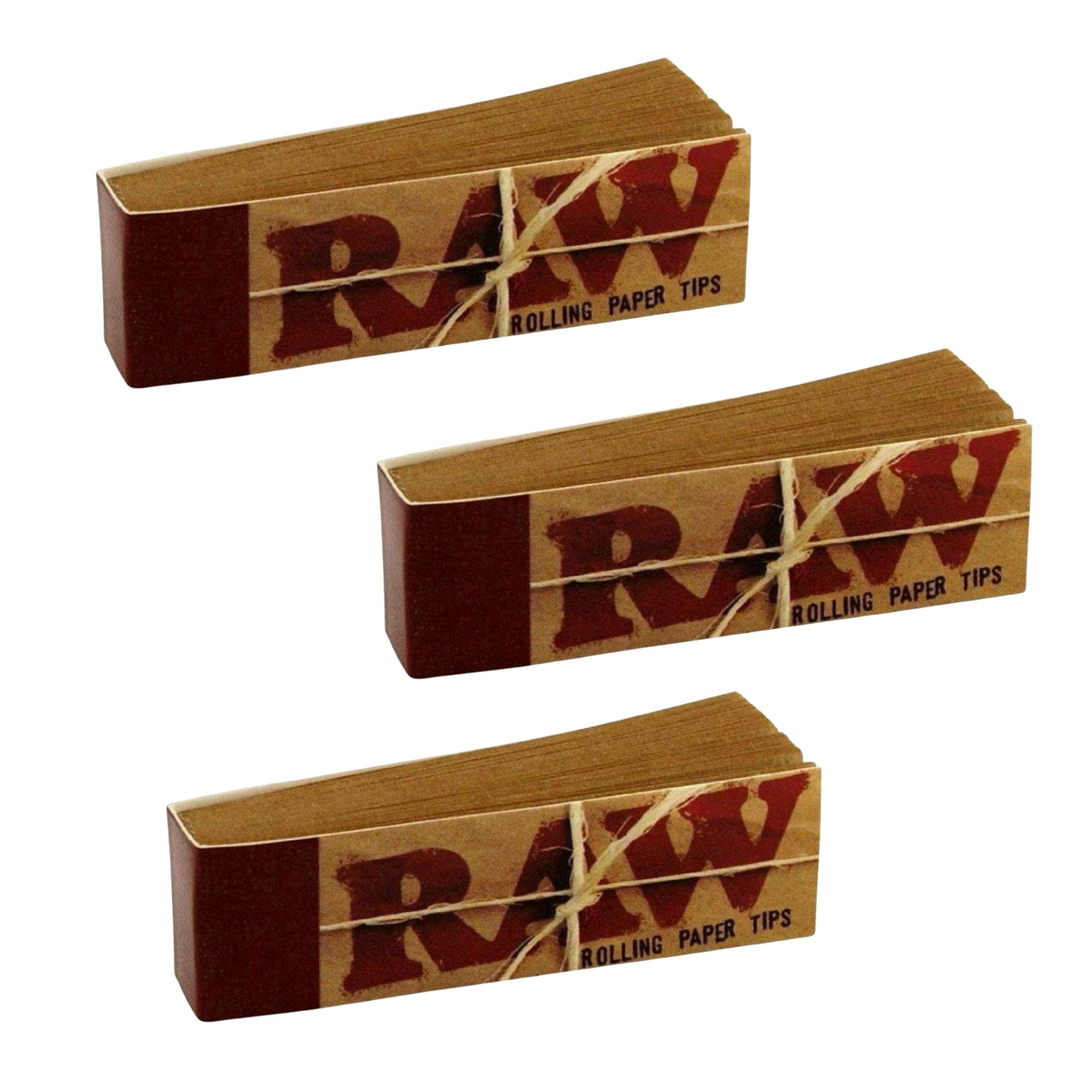 RAW Original Rolling Paper Tips - 50 Unbleached -4 RAW Original Rolling Paper Tips - 50 Unbleached -4