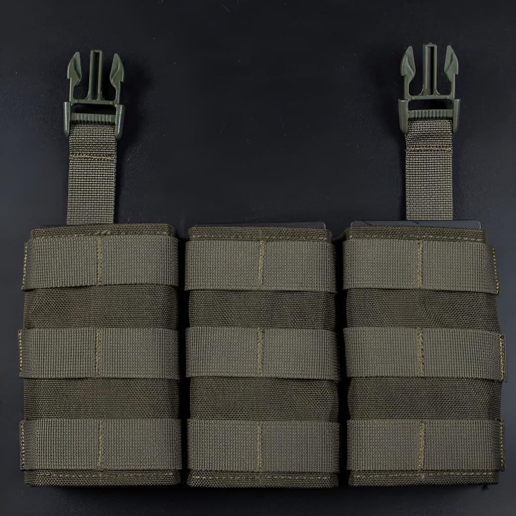 FAST Triple 7.62 Function Pack Panel, Tactical Equipment Buckle Accessory, Nylon Material, 25.5 * 13cm, For Team Activities, Games