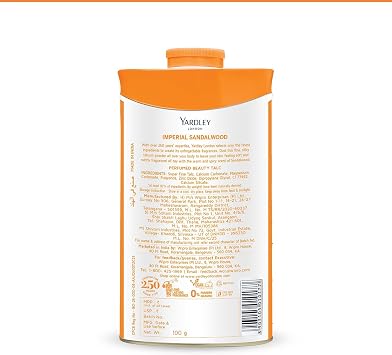 Yardley London Perfumed Talc Sandalwood 100g