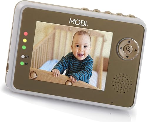 Miniatura 3 de MOBI MobiCam DXR-M1 - Sistema de monitoreo de bebé con seguimiento automático inteligente, visión nocturna, panorámica e inclinación remota,