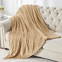 Vista 434 de BEDELITE Fleece Blanket White Throw Blanket for Couch & Bed, Luxury Plush Cozy Fuzzy Blanket 50" x 60", Super Soft Warm Lightweight Throw Blanket