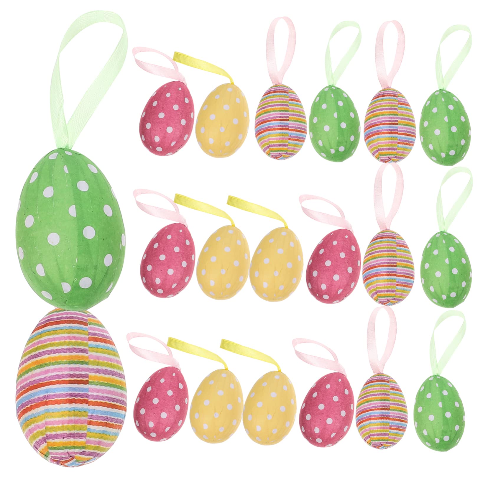 120stücke Ostereier Aufhängen Bunte Deko-Eier Für Innen Und Außenbereich Dekorative Ostern- Mit Feinen Details Für Osterfeierlichkeiten Und Frühlingsdekoration