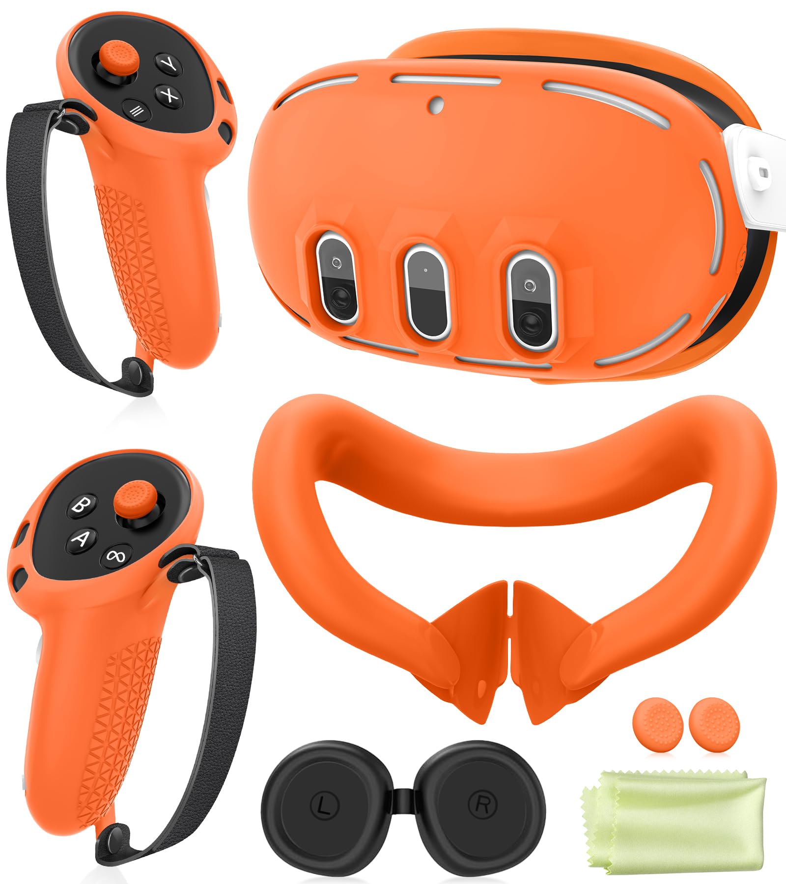 Amazon.com: Silicone Cover Set Compatible with Meta Oculus/Quest 3