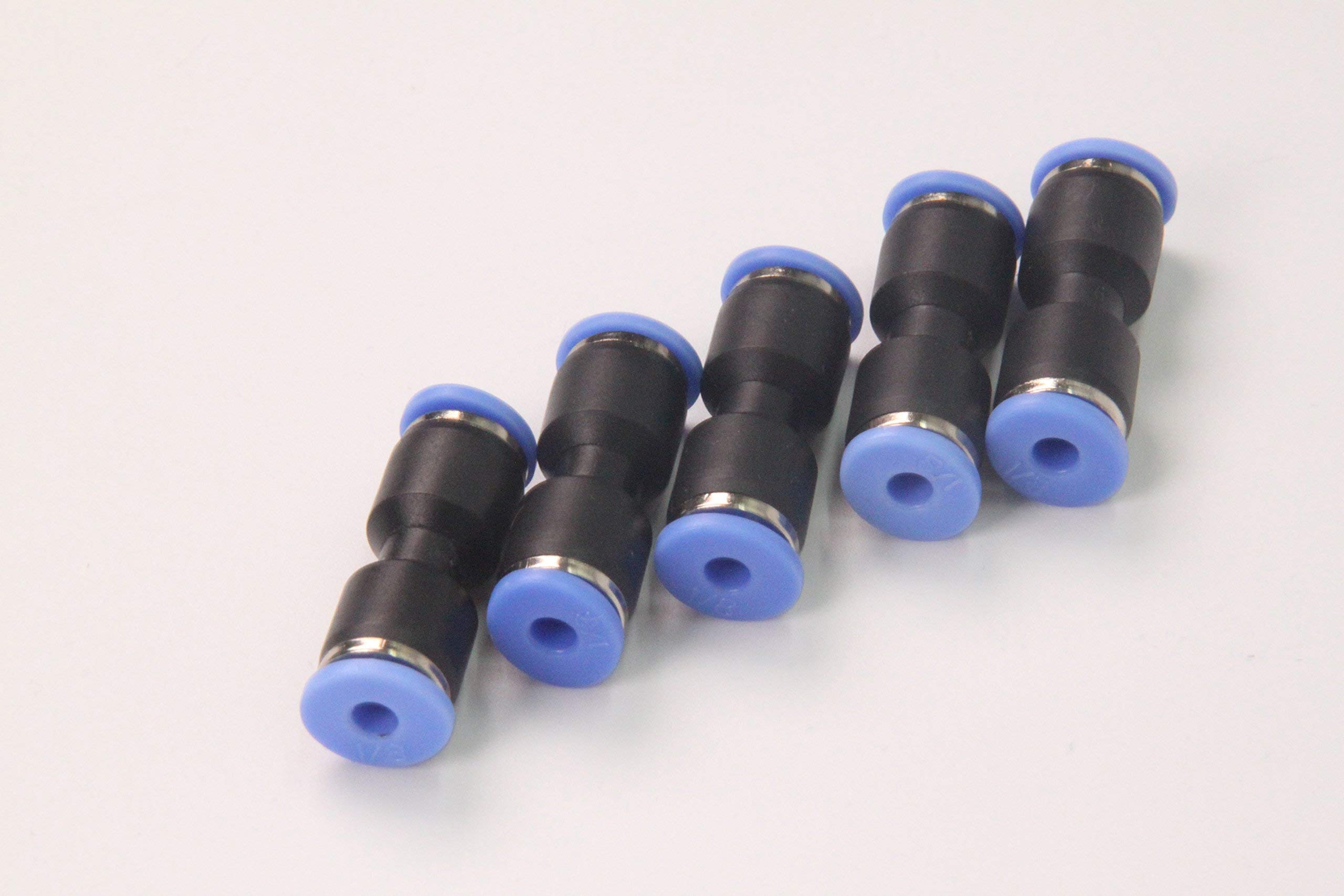 Raccord rapide tactile pour raccorder un raccord/coupleur pneumatique à tube droit de 1/8"de diamètre extérieur (paquet de 1200)