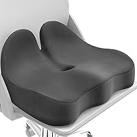 Vista 9 de Cojín de Asiento, Cojín de Asiento de Espuma Viscoelástica para Silla de Oficina para Sillas de Oficina/Automóvil/Viaje Largo/Silla