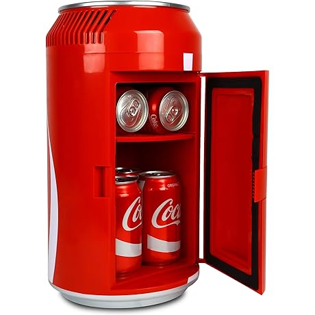 Coca-Cola Portable 8 Can Thermoelectric Mini Fridge