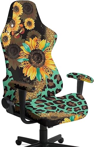 Miniatura 24 de American Flag Retro Gamer Chair Cover Stretchable Machine Washable Fabric Computer Chair Seat Slipcovers Fits Most Office/PC Chairs & Racing Style