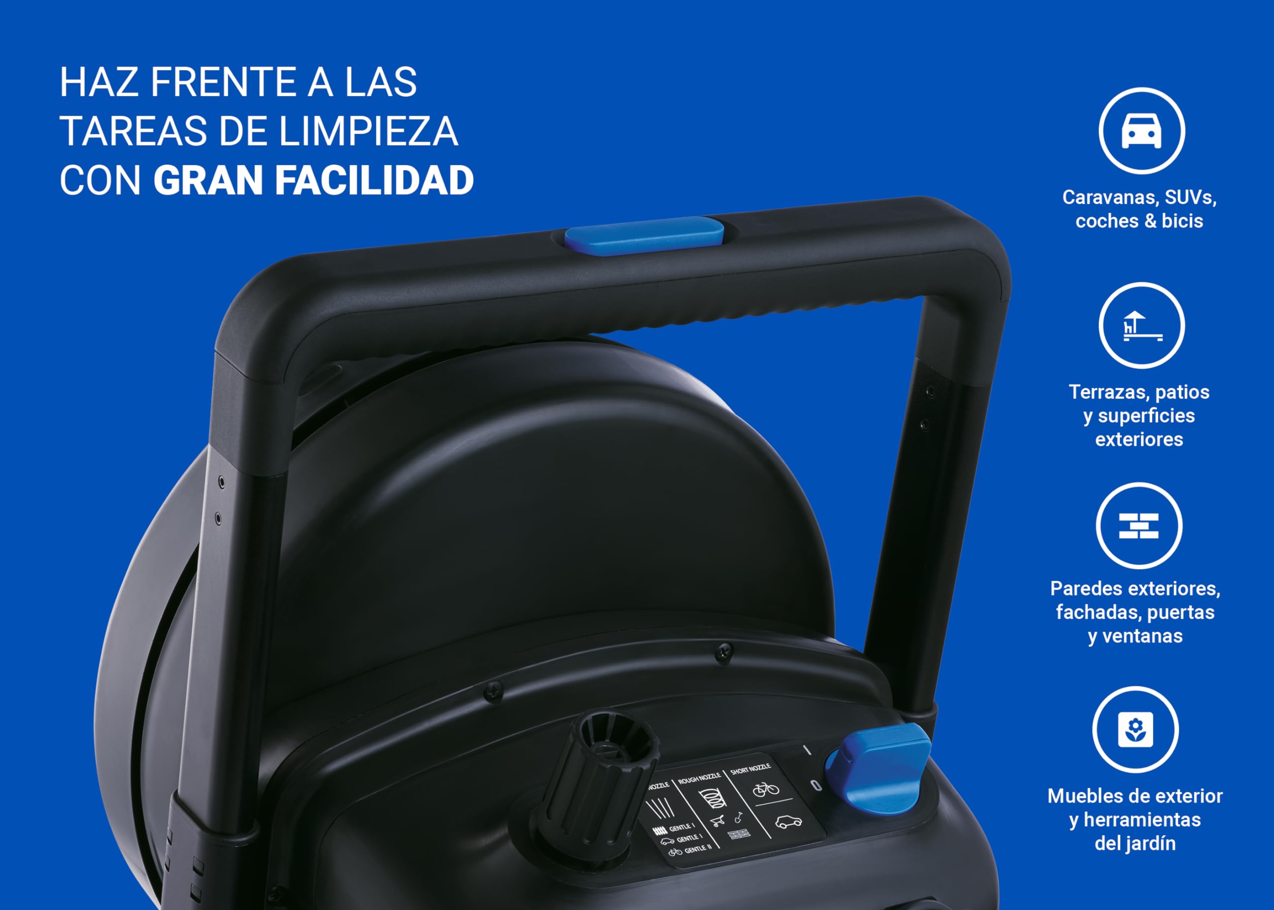 Nilfisk Hidrolimpiadora de Alta Presión Excellent 170 Bares - Limpiadora de Gran Rendimiento para Jardín, Patios y Coches (2300 W)
