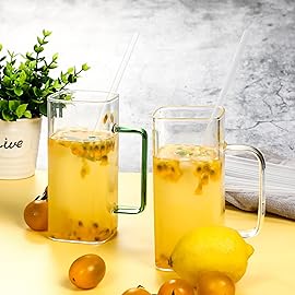 200 Pcs Clear Disposable Drinking Plastic Straws.(0.23\'\' diameter and 8.26 long)-Clear