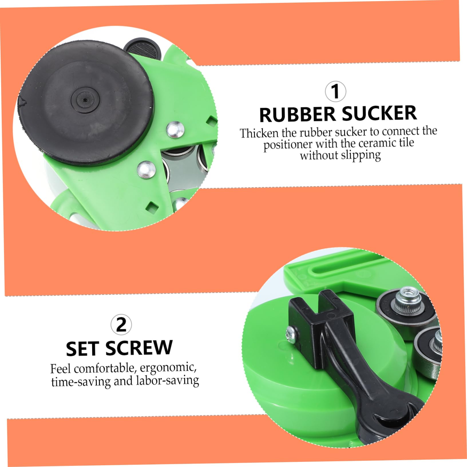 HOLIDYOYO Drill Hole Locator Puncher Portable Working Precise Drilling Guide Suction Hole Opener for Glass and Tile Projects