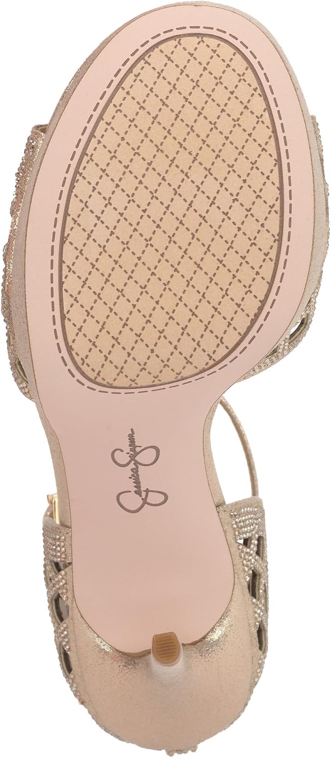 Jessica Simpson womens Herora Embellished Platform Sandals