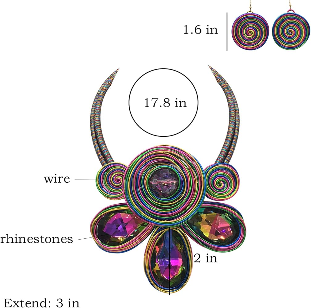 Amazon.com: RUIYIMING Statement African Necklace For Women