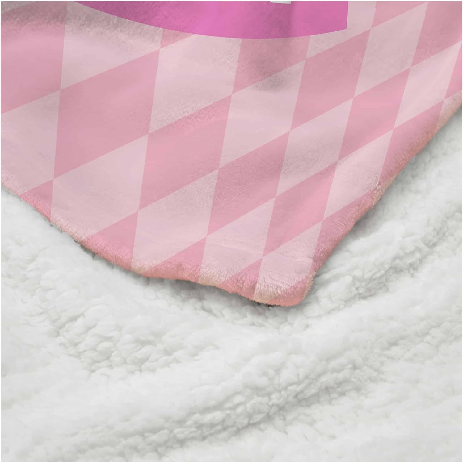 NORTHWEST Alice in Wonderland Personalized Silk Touch Sherpa Throw Blanket, 50" x 60", Falling for You