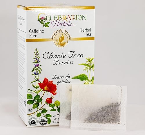 Miniatura 2 de Celebration Herbals té de bayas de árbol orgánico Chaste, 24 bolsas