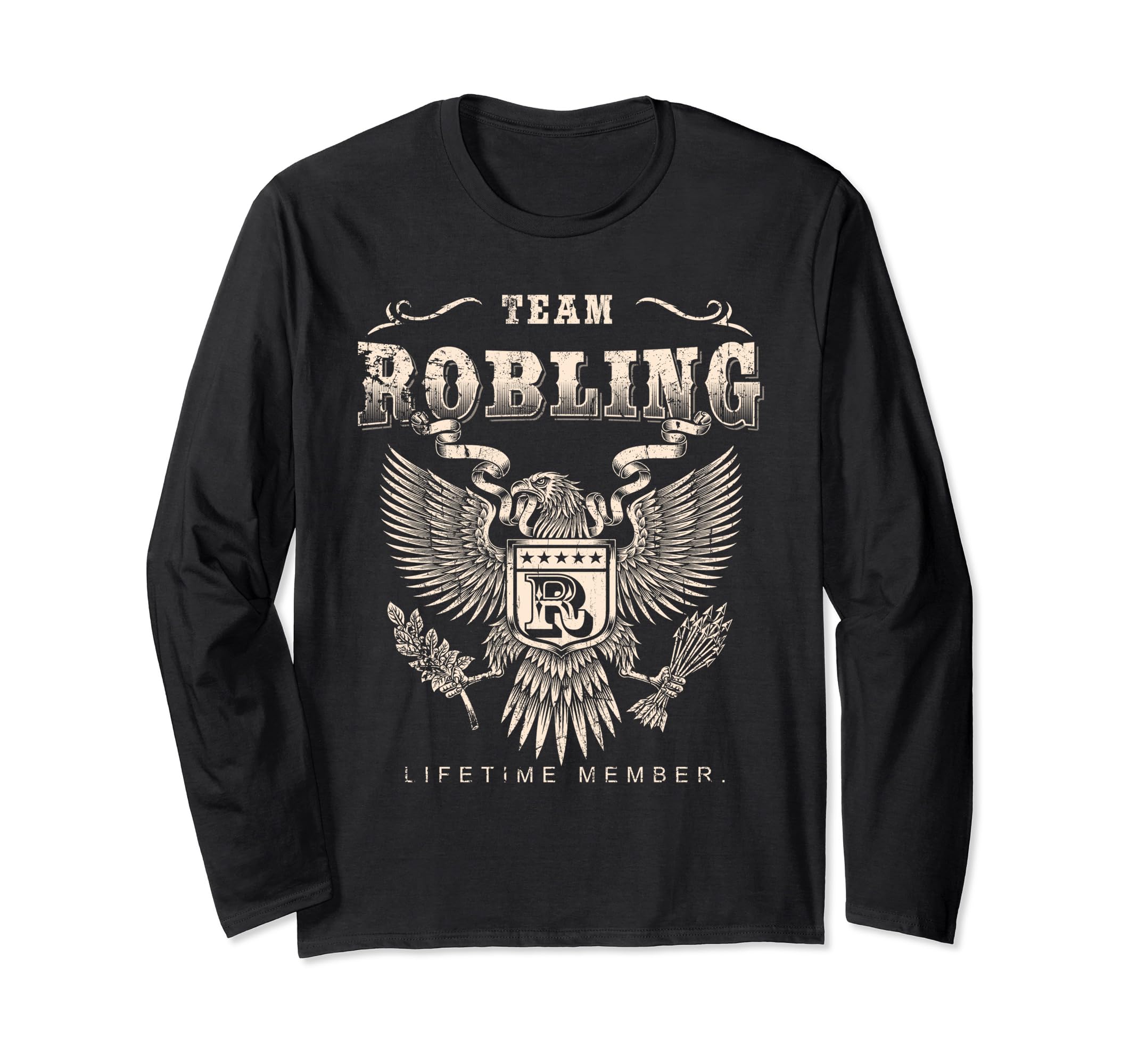 Team Robling Lifetime Member - Robling Name Long Sleeve T-Shirt