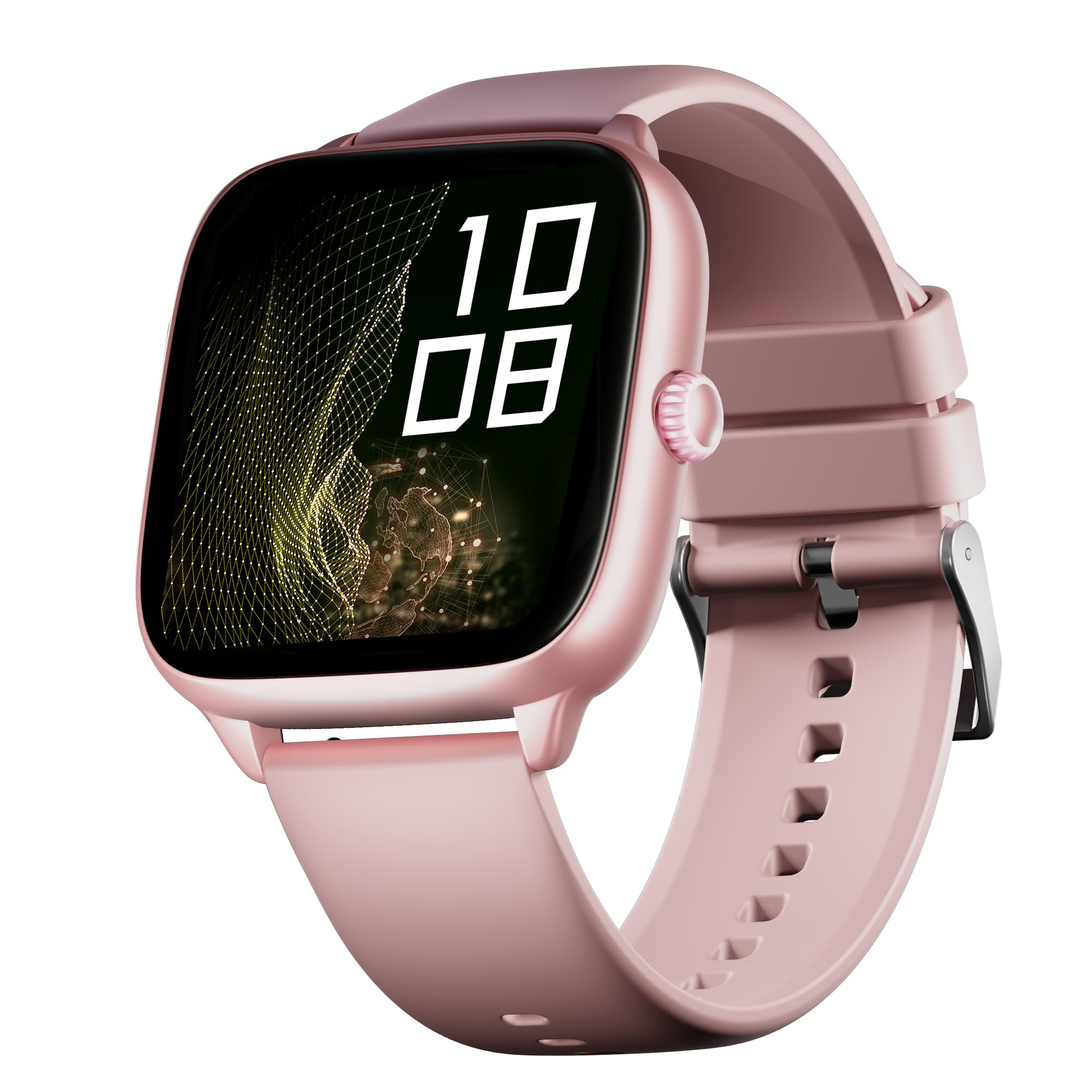 Boat Storm Verge, 1.72" (4.4 cm) Unisex Design, AuraVue Display with 20% Higher Brightness, Premium Metal Body, 80+ Sports Mode, Bluetooth Calling, Smart Watch for Men & Women (Cherry Blossom)-image-33