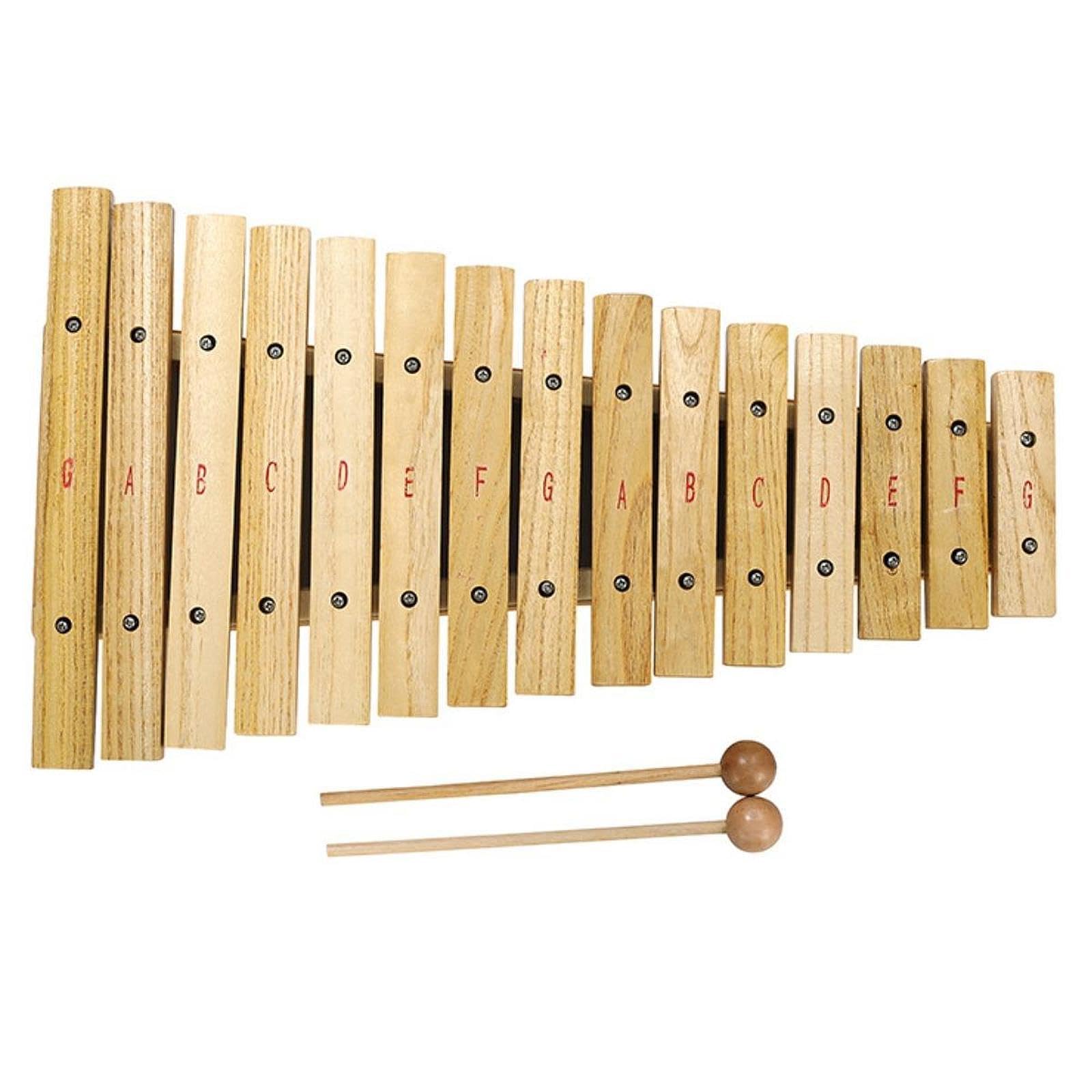 Xilófono Infantil, Juguete Educativo de Madera, Herramienta Musical para Desarrollo Motor, 12