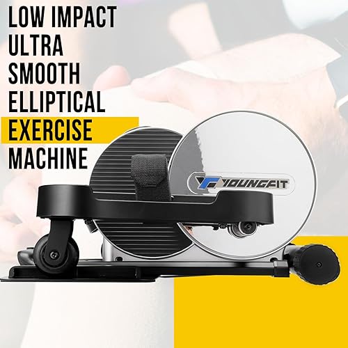 Miniatura 9 de YOUNGFIT Under Desk Elliptical - Portable and Quiet Leg Exerciser While Sitting for Seniors with Remote and App Control, LCD Display, Electric