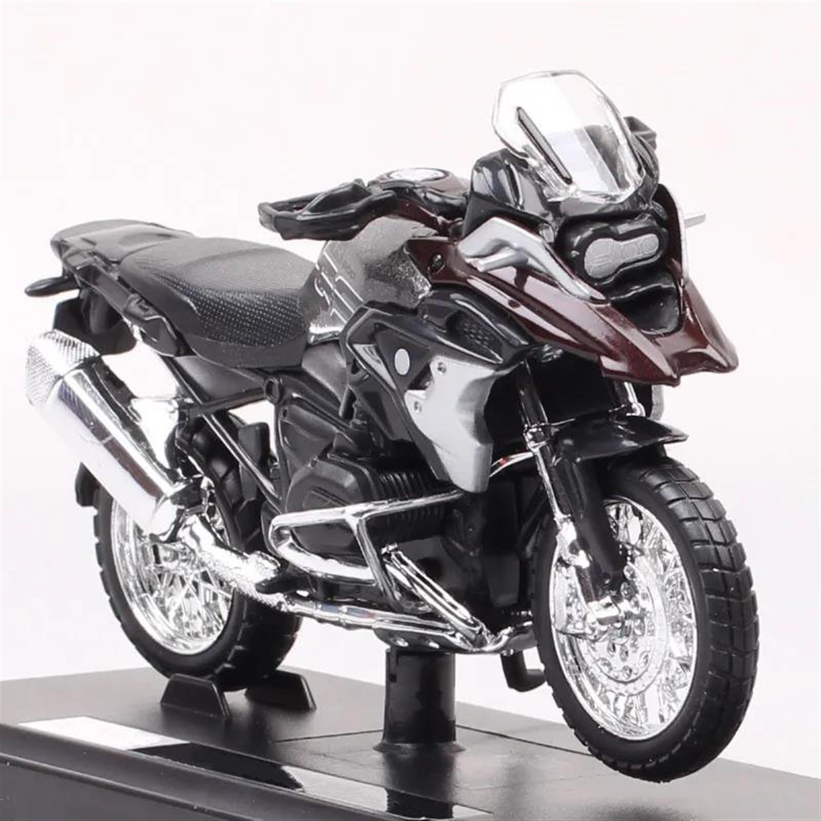 SEYXF Motorbike Toy 1:18 for BMW R1200GS Adventure R 1200 GS 2017 Motorcycle Model Simulation Alloy Toy(Brown)