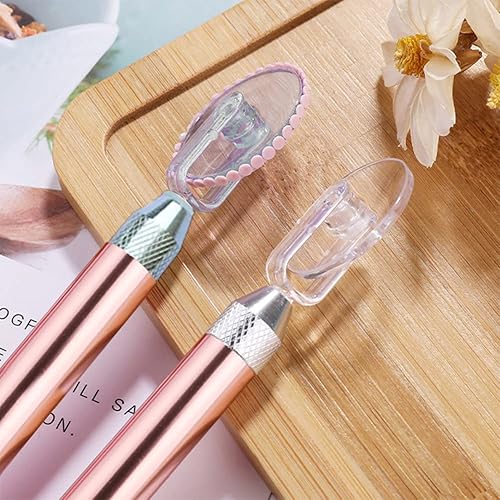 Miniatura 5 de winnereco Bolígrafo luminoso de pintura de diamantes, juego de ruedas de pintura de diamante con cinta de luz para bordado de arte de diamante 5D,