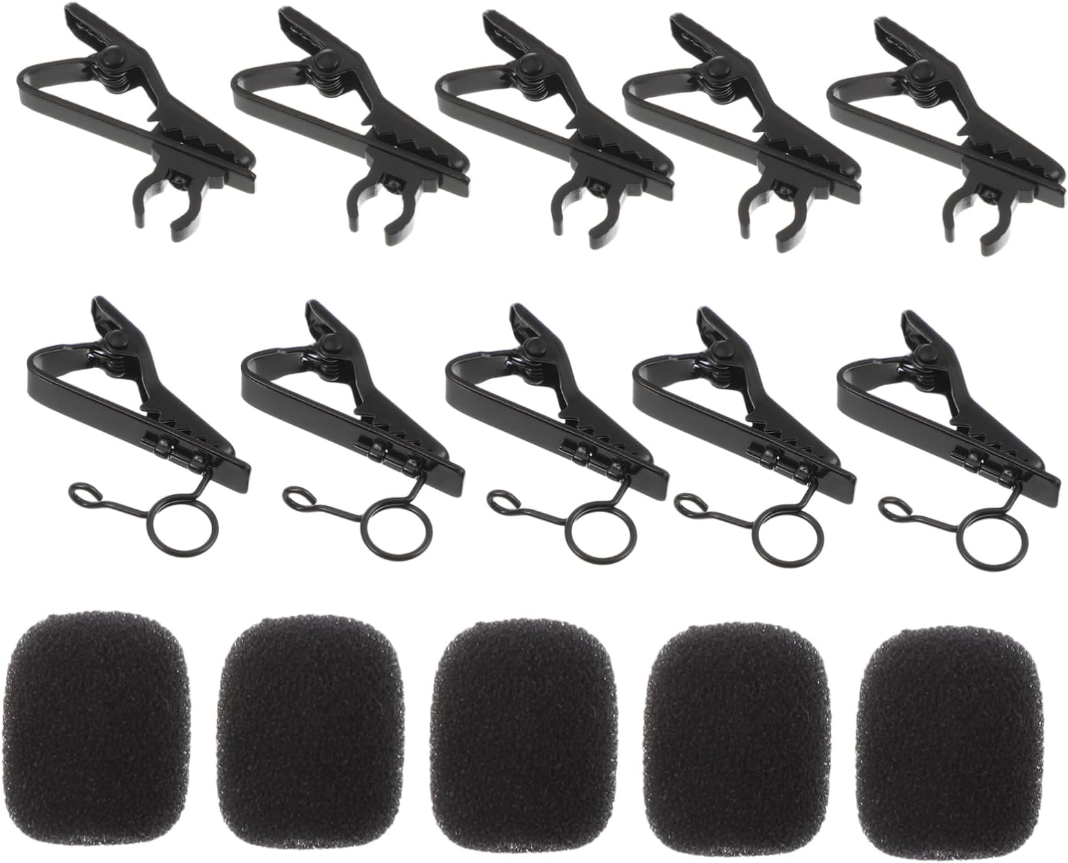 Yardwe 18pcs Mic for Set Mic Microphone Clips for Stands Pop Filter Tie Clips Set