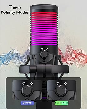 Amazon.co.jp: HITOZONゲーミングUSBマイク、USBコンデンサー