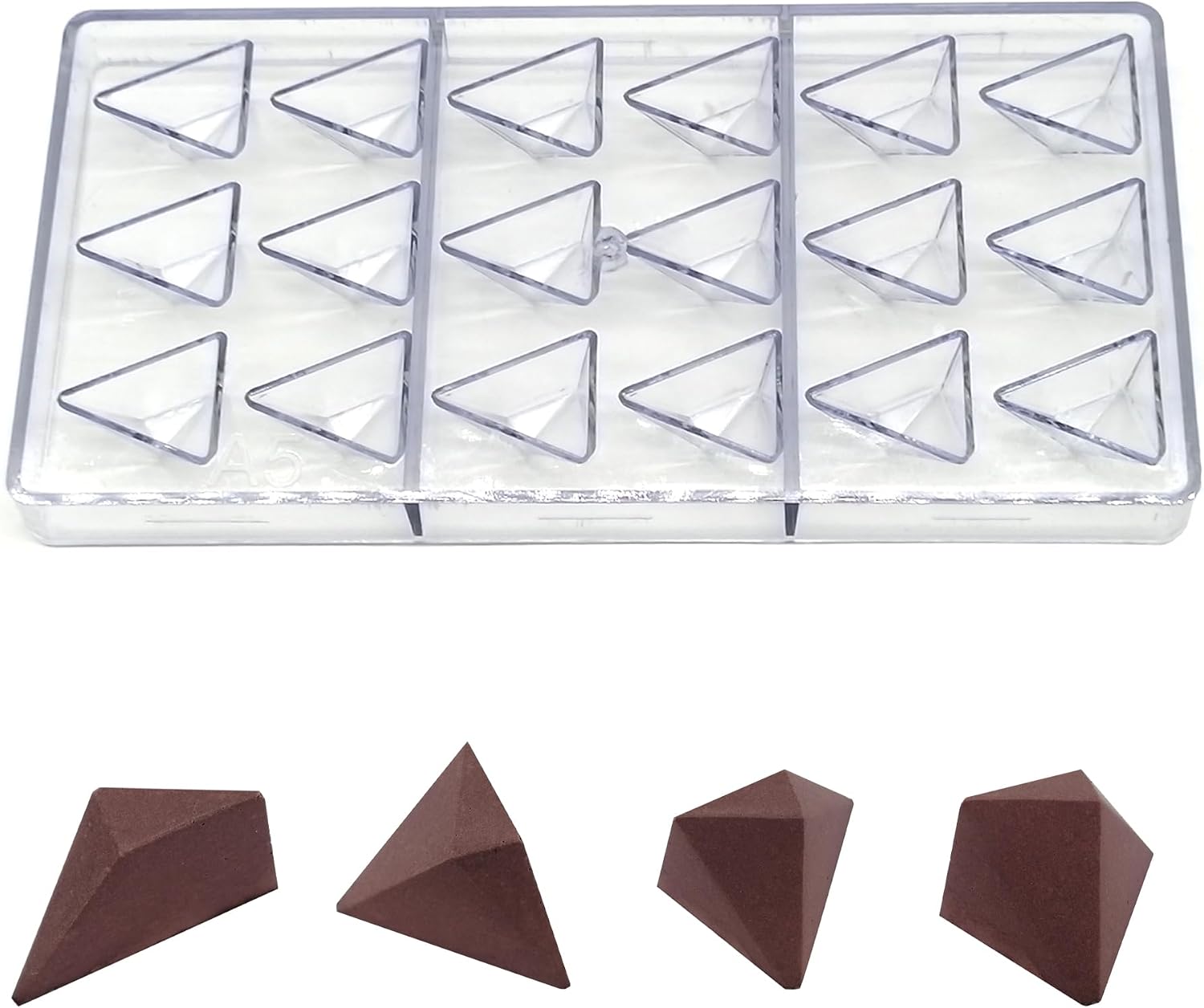 Kunye Stampo Per Cioccolato Pasquale 3D A Forma Di Coniglio - Stampo In Plastica Alimentare Per Dolci Fai Da Te, 14,5x28 Cm - 4