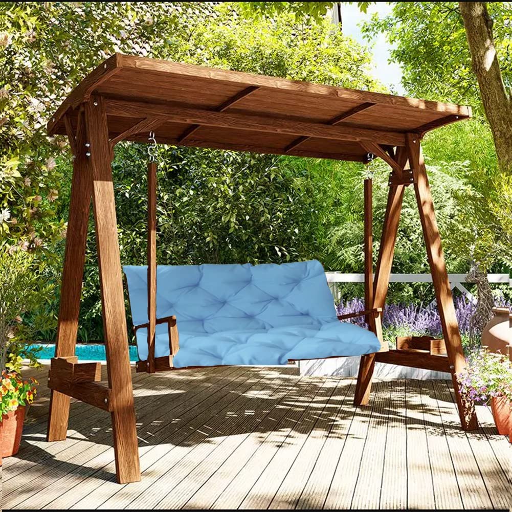BOPLIFE Veranda-Schaukelkissen – Ersetzt Kissen Für 2-3-Sitzer Schaukel, Braun, 152 X 102 Cm, Wasserdicht & Rutschfest