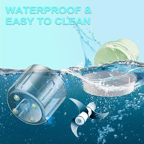 Miniatura 3 de Picadora de verduras, picadora de ajo eléctrica, mini licuadora recargable USB de 250ML, potente procesador de alimentos pequeño, licuadora para