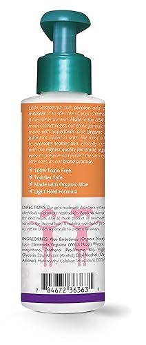 Miniatura 5 de Gel para el cabello para niños agarre ligero sin químicos fabricado con aloe vera orgánico y vitaminas seguro para bebés niños pequeños hombres y