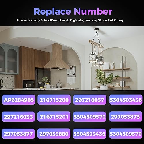 Miniatura 6 de 5304513033 Termostato de control de temperatura para refrigerador de Romalon Fit para Frigi-daire reemplaza 297216037 5304503436 216715200 297216033