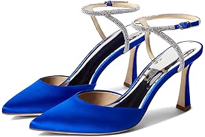 Royal Blue Sparkly Kitten Heels