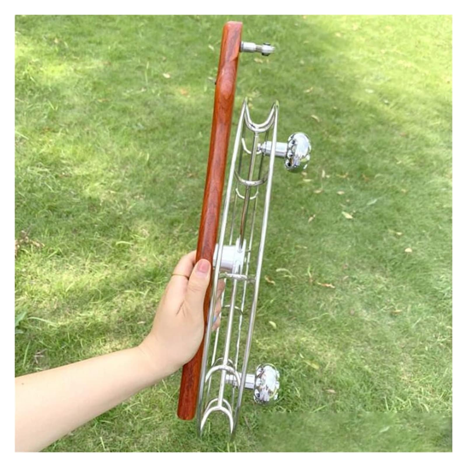 Silenciador de Acero Inoxidable con rodamientos Grandes, enrollador Carrete bloqueable Rueda Eagle, Accesorios for Volar Cometas for niños y Adultos(32cm/12.6")
