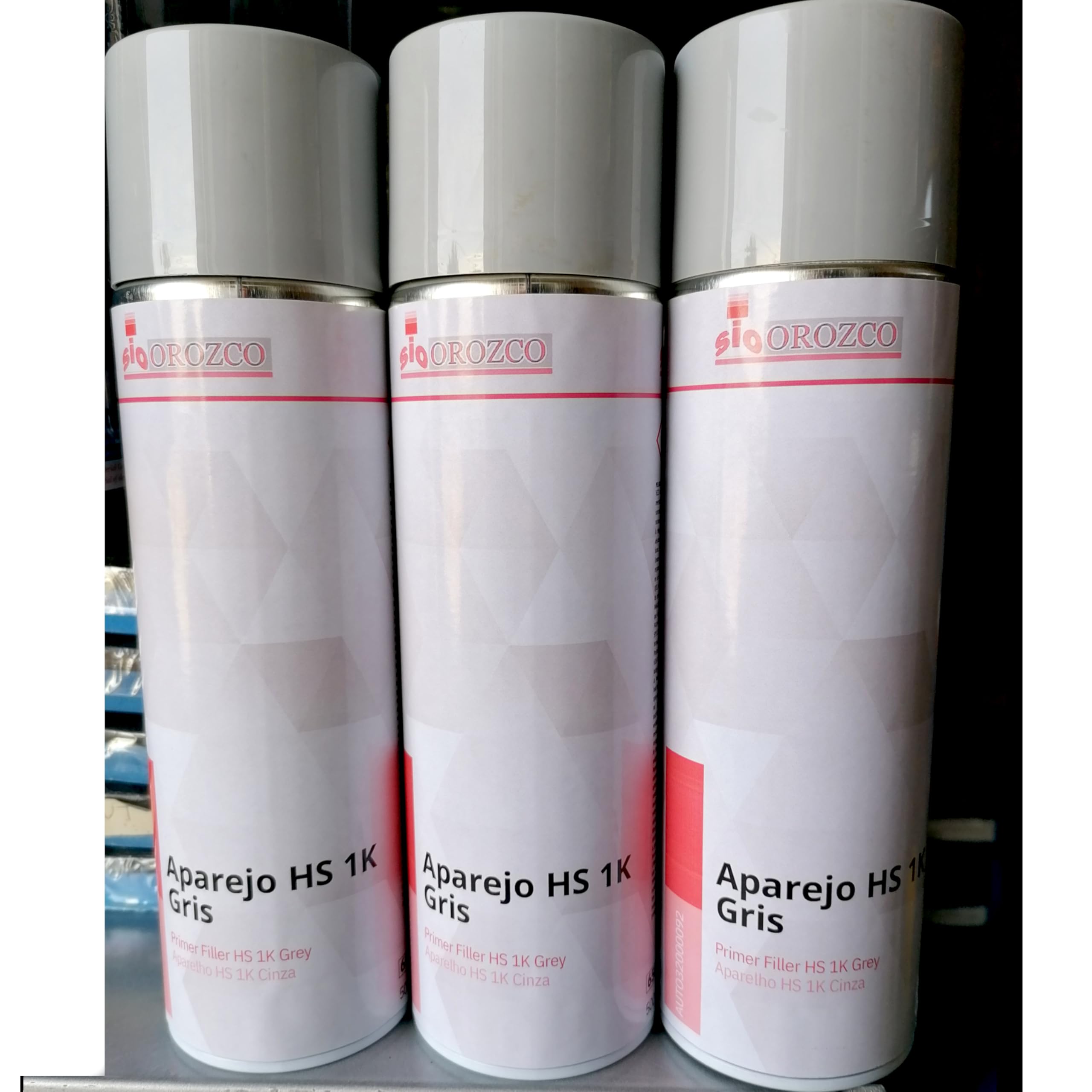 3 x Primer Spray Primer HS grigio medio 500 ml.