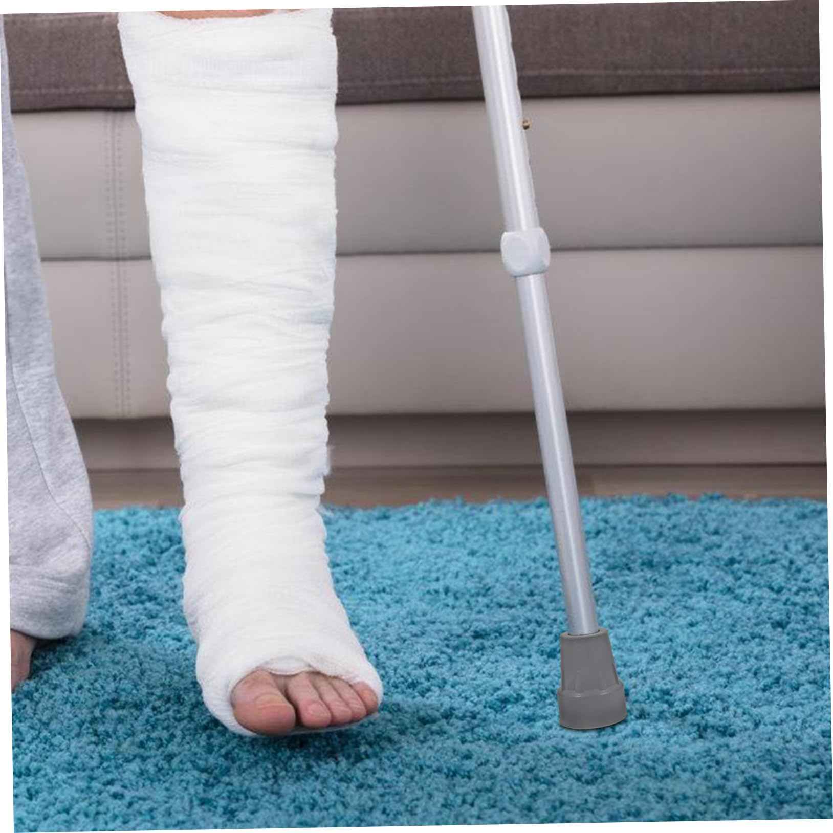 Baluue 24piezas Conteras De Goma Antideslizantes Para Bastones y Muletas De Repuesto De Caucho Para Andadores y Bastones Accesorios Duraderos y Funcionales