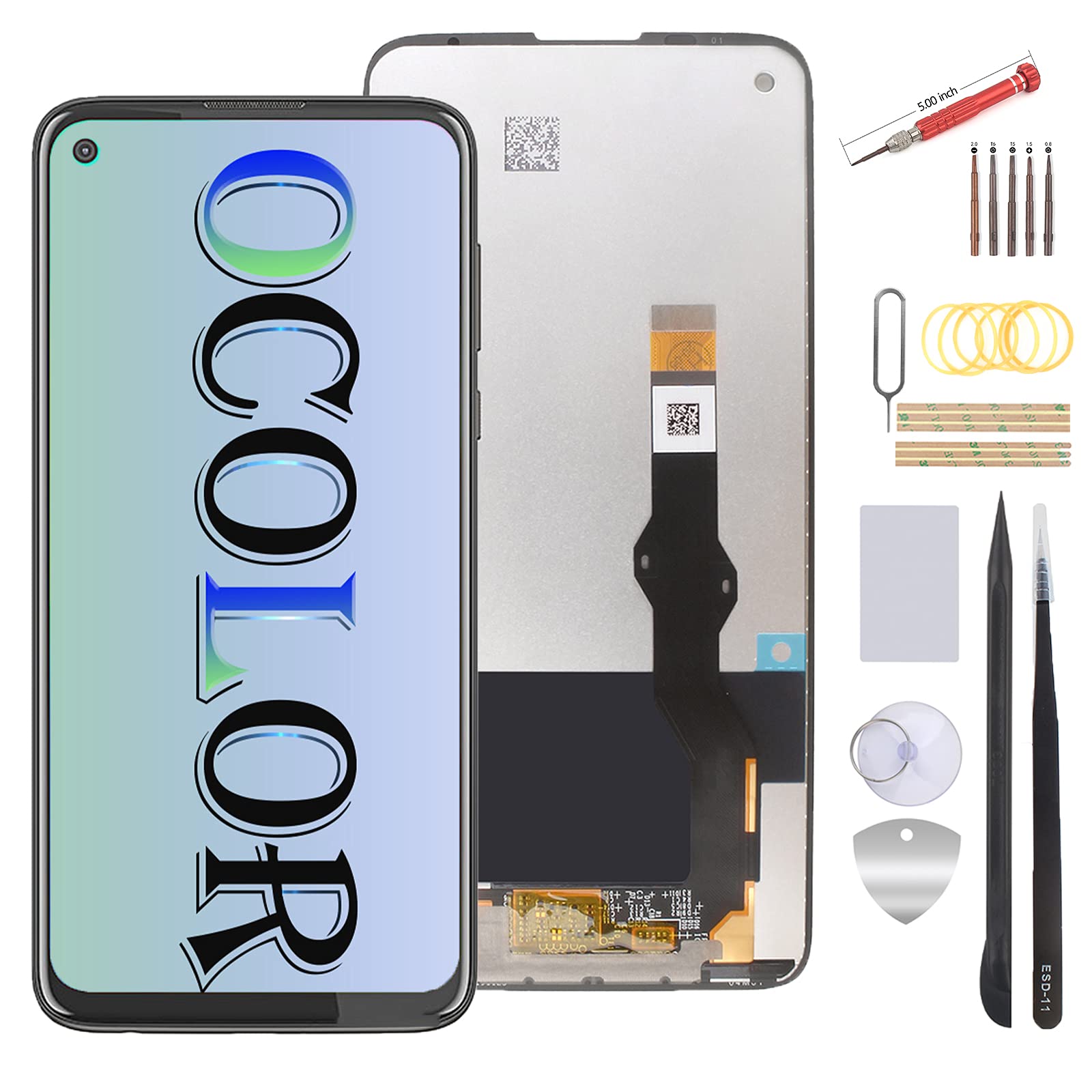Ocolor Screen Replacement for Motorola Moto G Power 2020 XT2041-4 XT2041-7 6.4" LCD Display for Motorola G Power 2020 Touch Digitizer Assembly with Tools