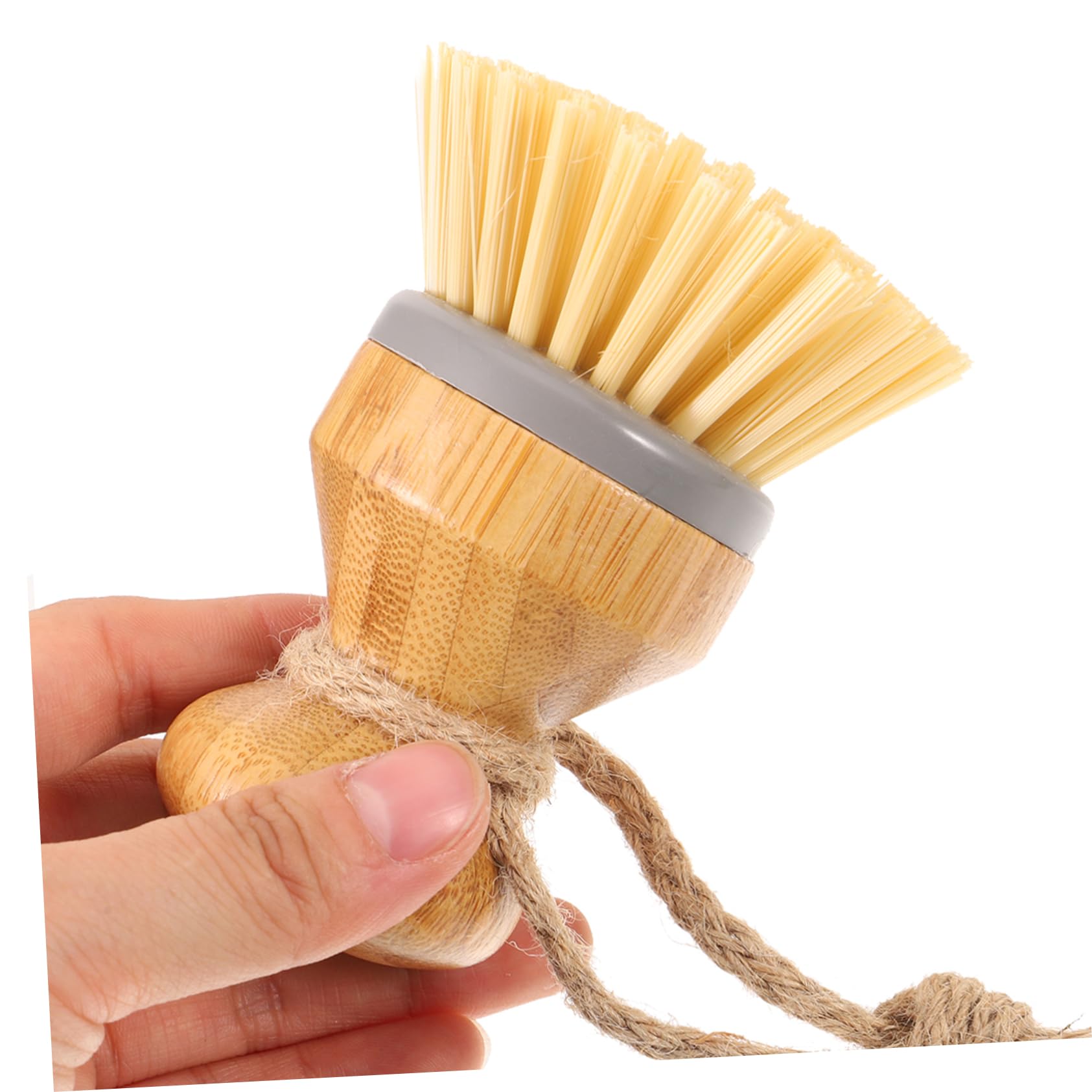 DECHOUS 5 Pièces Brosse à Vaisselle de Cuisine Portable des Produits Nettoyeur grattoir Petite Brosse de Nettoyage à récurer ustensiles de Cuisine de e en Bois