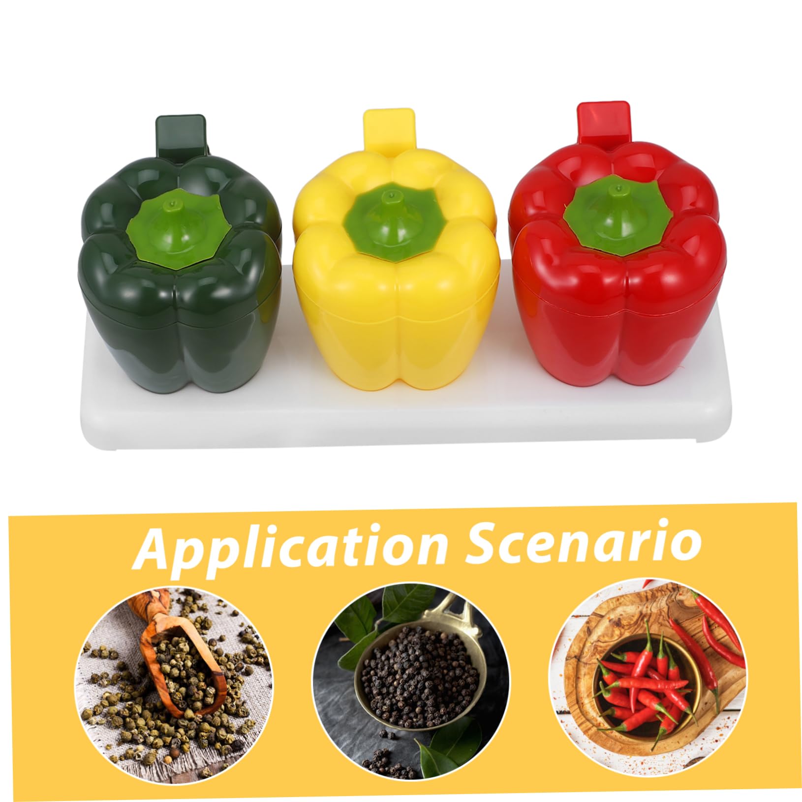 Cabilock 3 Sätze Gewürzbox Squeeze-flasche Für Sauce Flasche Sojasauce Geteilter Gewürzbehälter Mini-gewürzflaschen Gewürzbehälter Für Die Küche Gewürzgläser Zuckerhalter Mit Deckel Abs