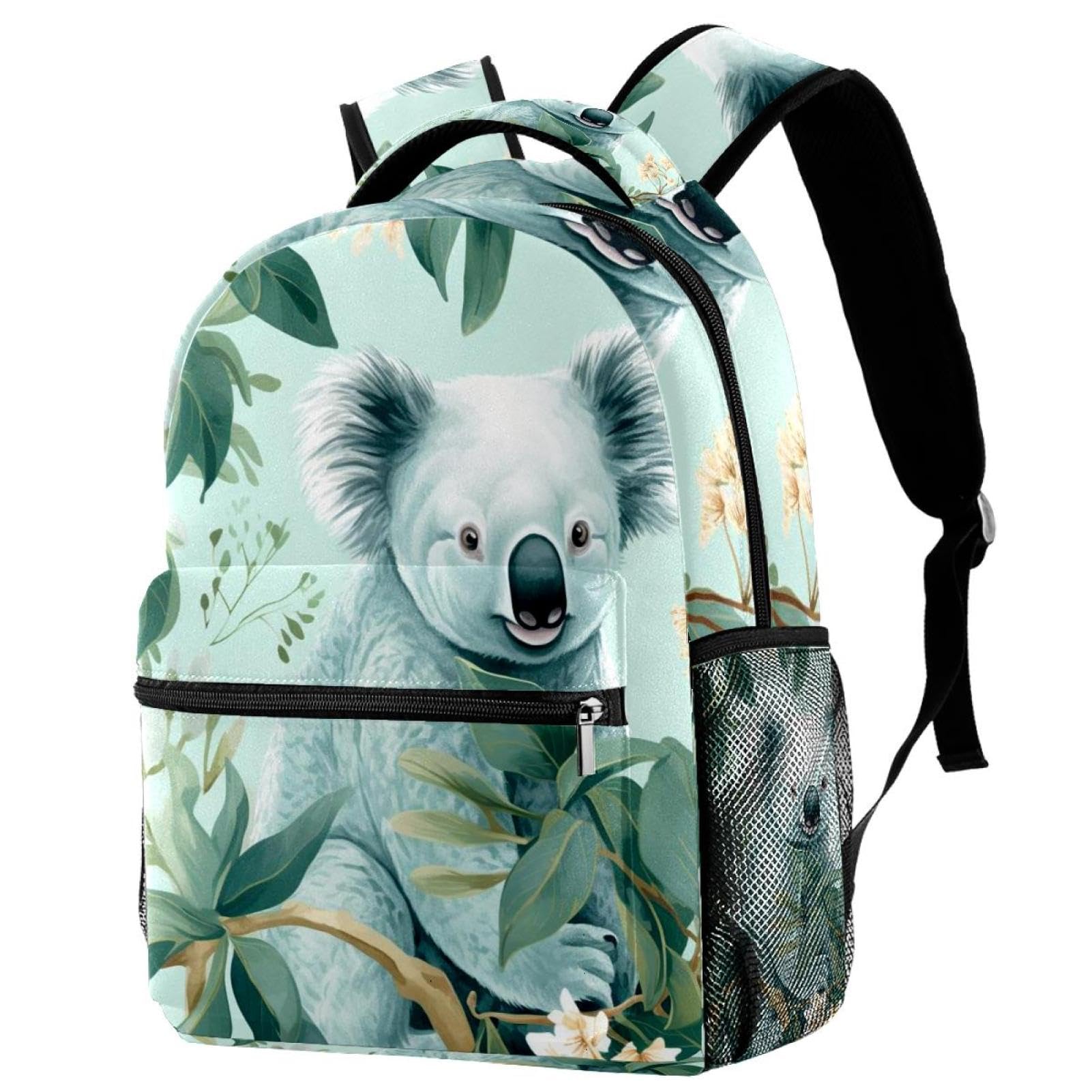 Sac à dos de voyage Koala vert multicolore taille unique ergonomique - 7