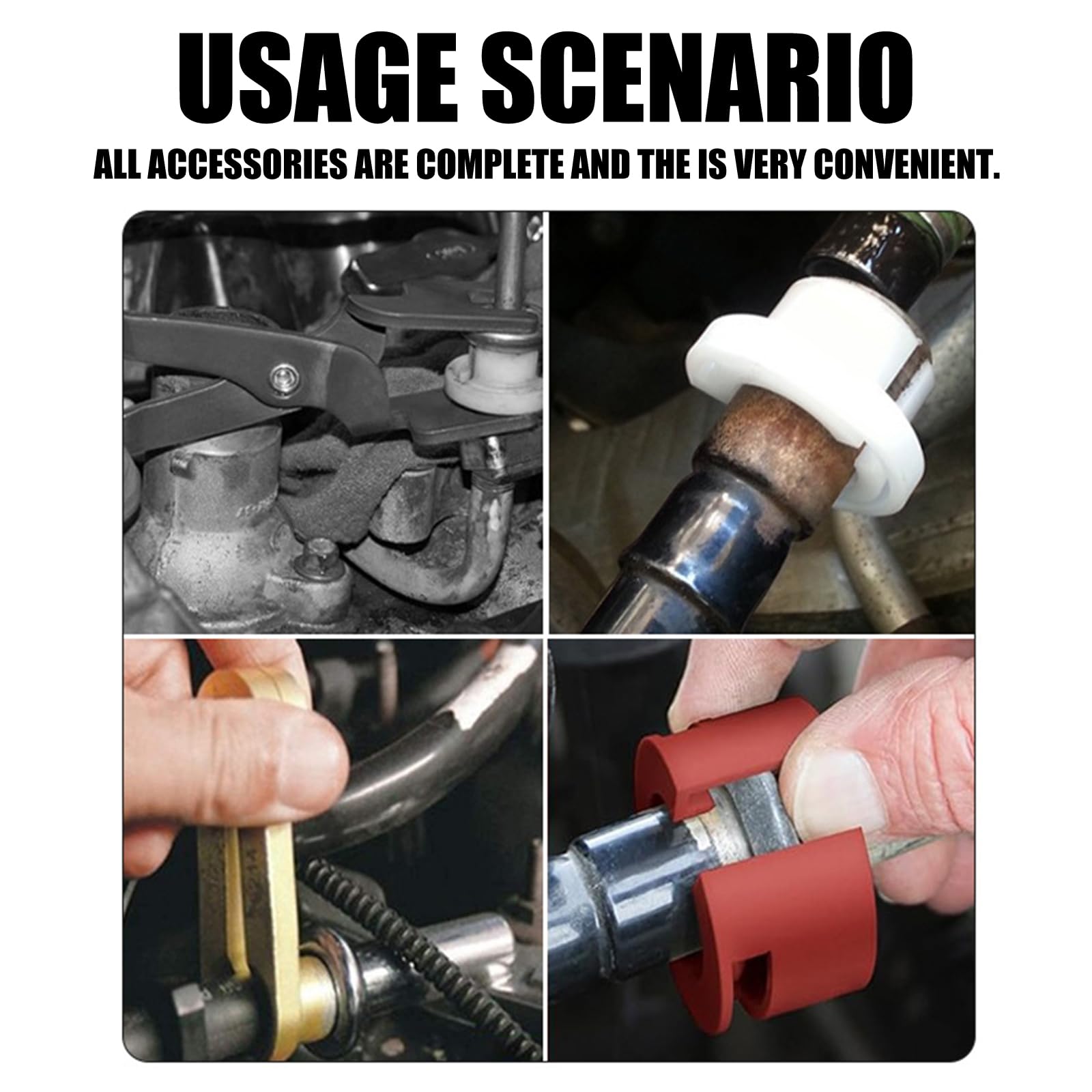 Juego de 24 herramientas profesionales de extracción de tuberías HVAC para automóviles, camiones, motocicletas, aceite de reparación y alicates de corte de Hvac