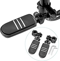 Vista 1 de Estriberas para motocicleta y autopista, compatible con Harley Road King Street Glide, Honda, Suzuki, Yamaha con protector de motor de 1 pulgada