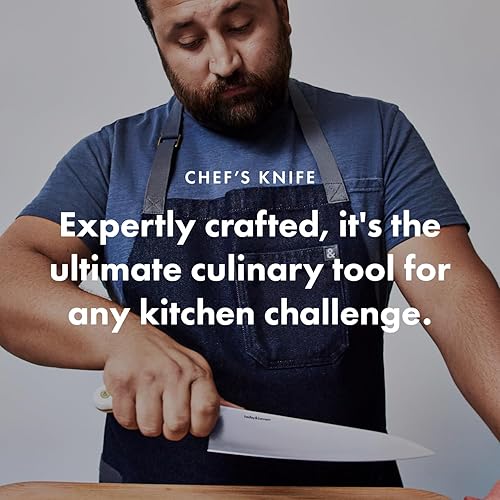 Miniatura 4 de hedley & bennett Shiso - Juego de cuchillos de cocina de acero de alto carbono, 3 piezas, ultra afilados, juego de cuchillos profesionales, mezcla