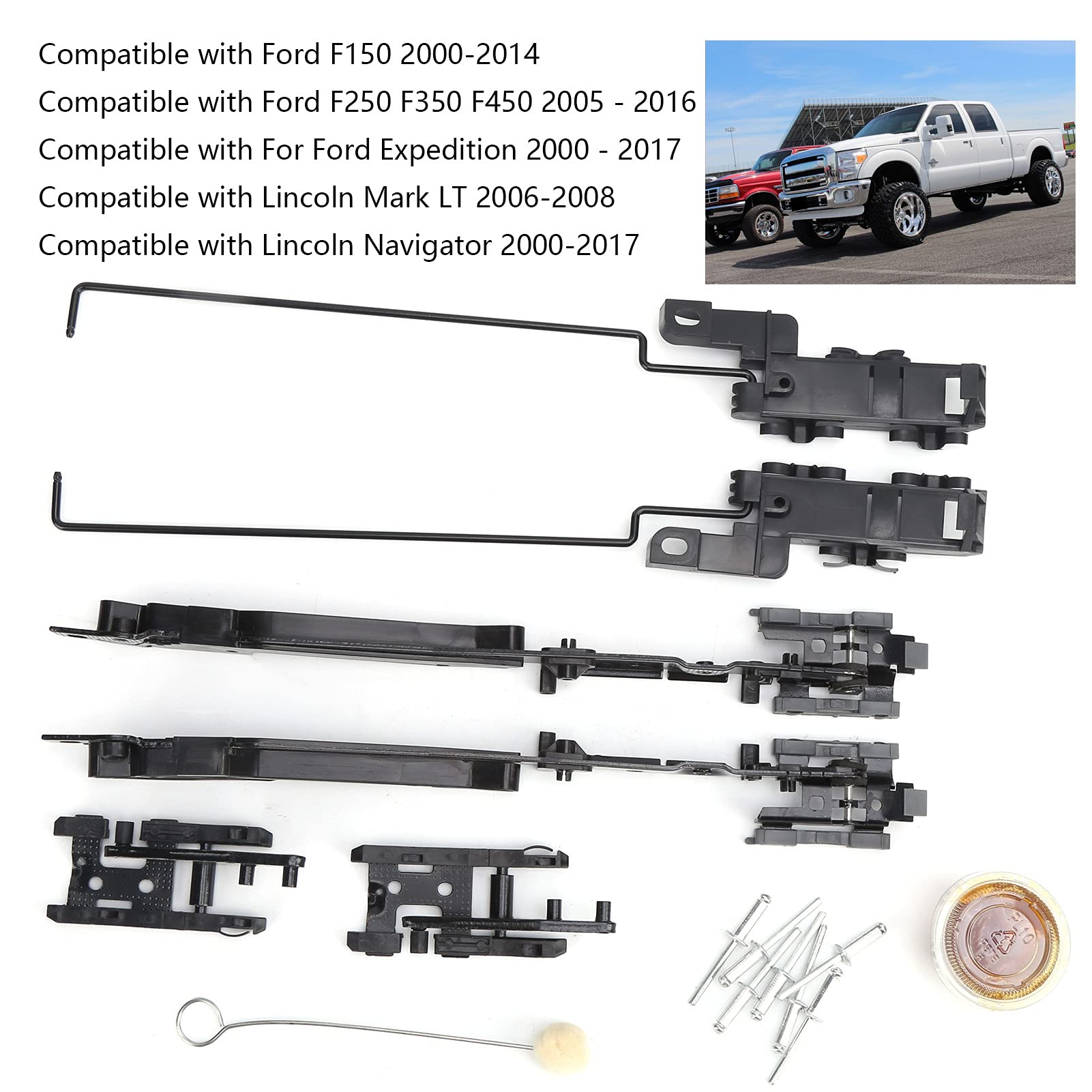 EMUKOEP Schiebedach-Reparatursatz für F150 F250 F350