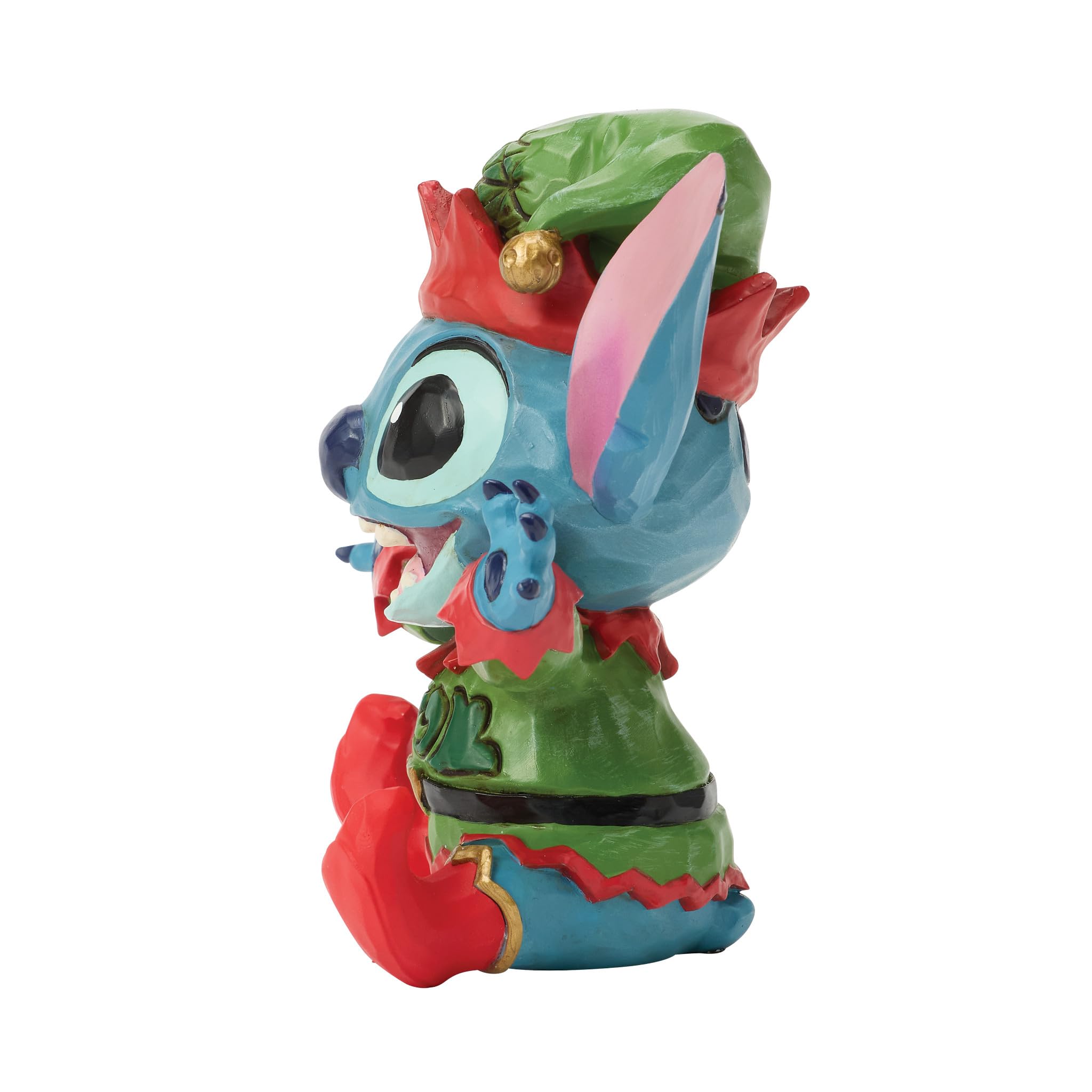 Disney Traditions Figur Stitch als Weihnachtswichtel