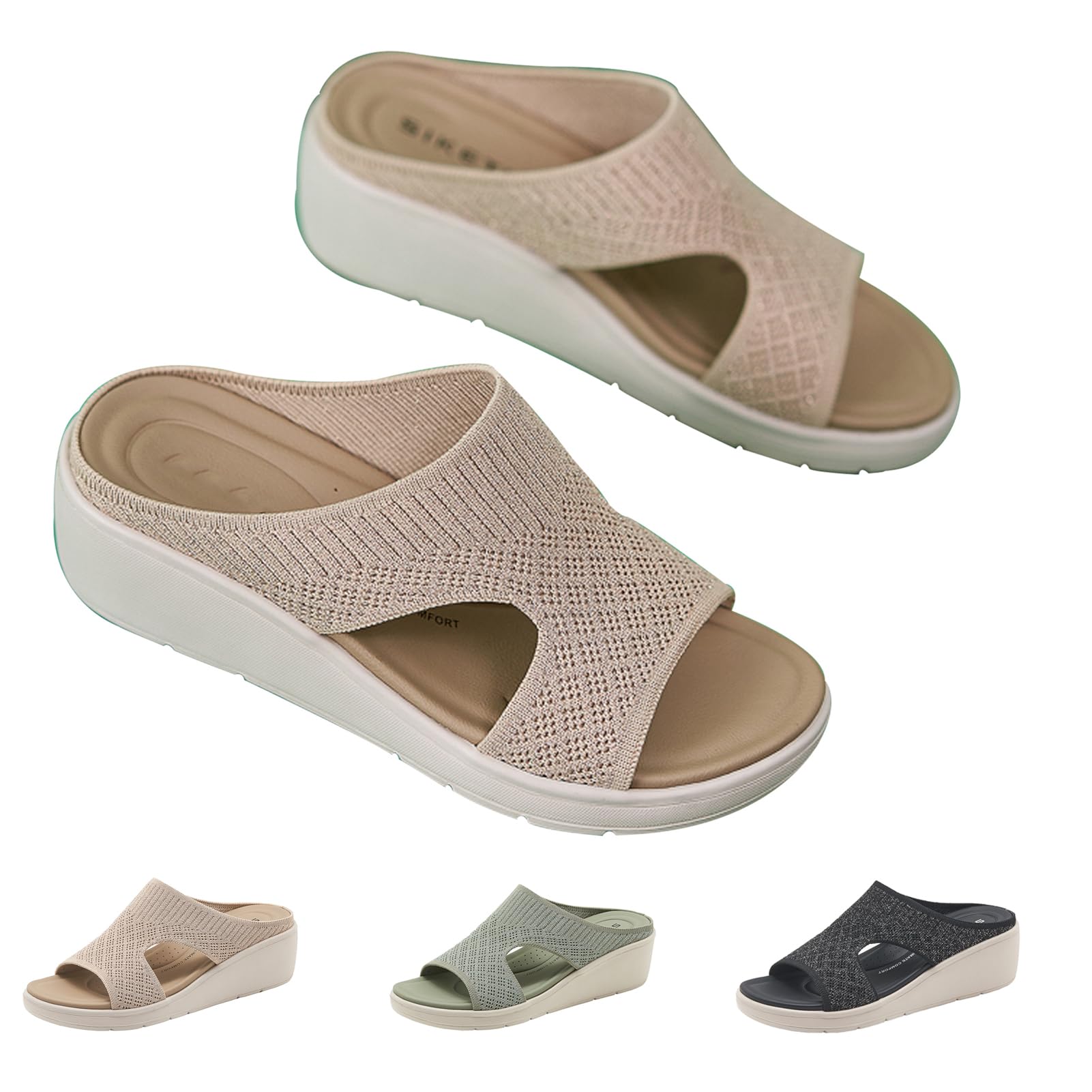Chaussons de vacances à bout ouvert pour femme : l'élégance décontractée sur la plage en été