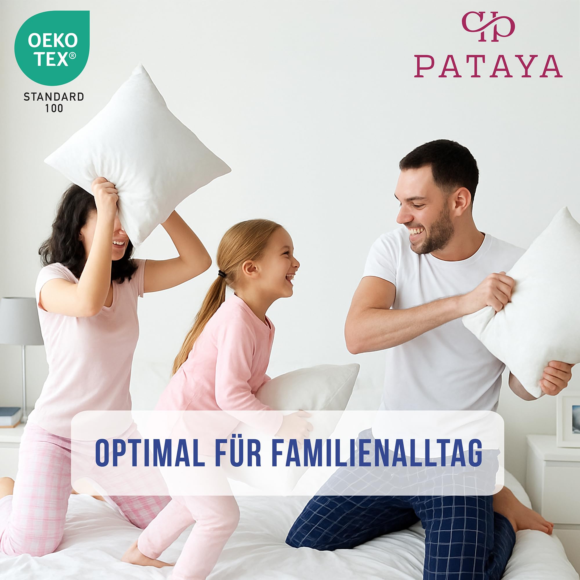 PATAYA Ochraniacz na materac 160 x 200 cm, dopasowany – wodoszczelna nakładka na materac oraz nakładka na nietrzymanie moczu, ochrona przed wilgocią, podkładka przeciw nietrzymaniu moczu (Fitted 160 x
