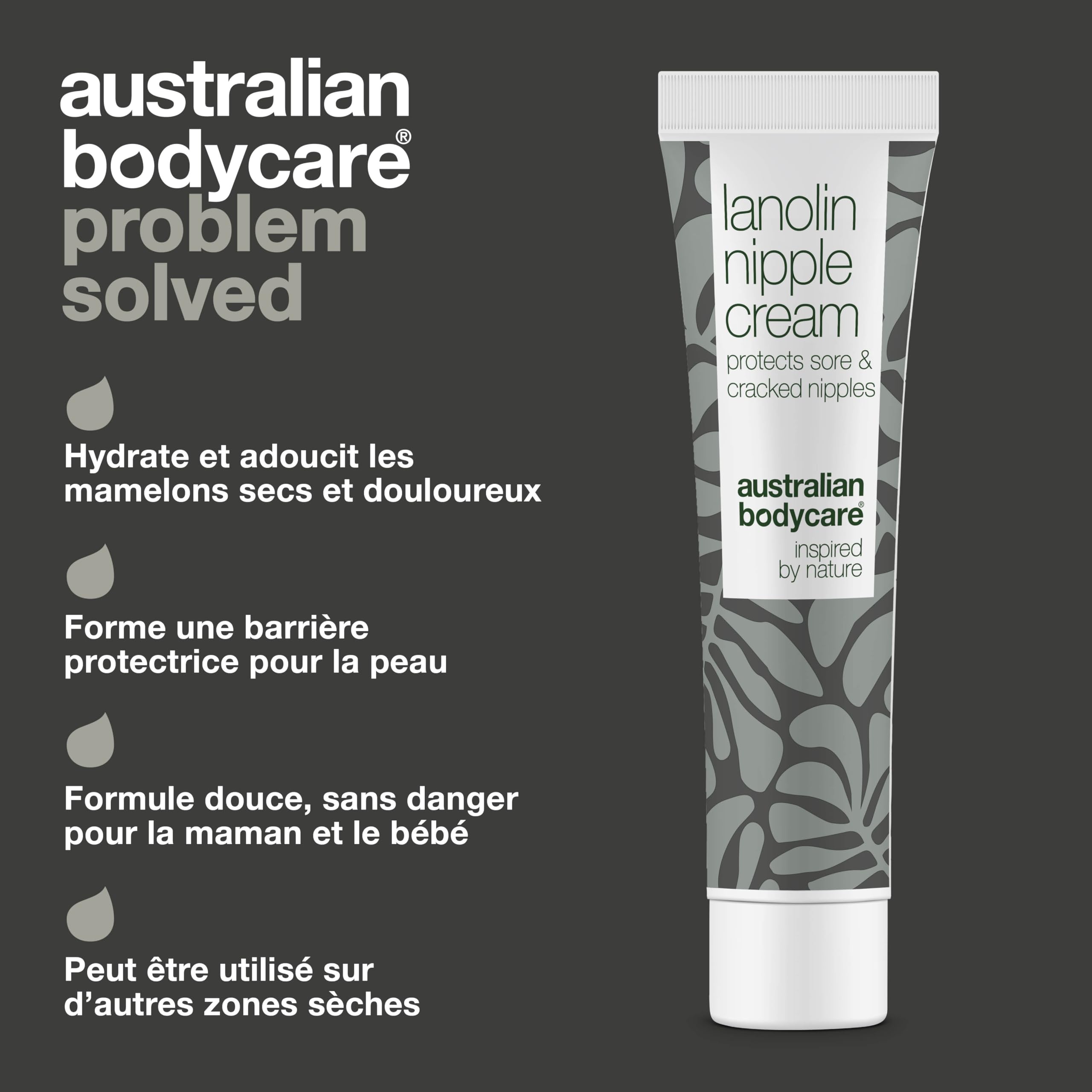 Crème pour mamelons à la lanoline – Soulagement naturel pour mamelons secs, fissurés et douloureux – Hydratation profonde